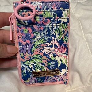 Simply Southern Blue and Pink Floral Card Holder